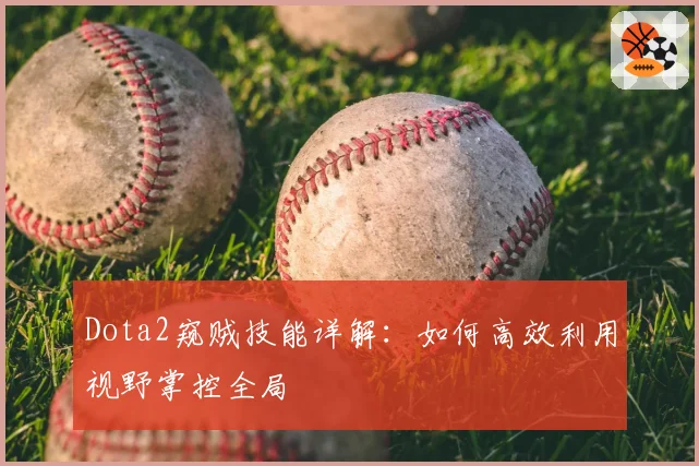 Dota2窥贼技能详解:如何高效利用视野掌控全局